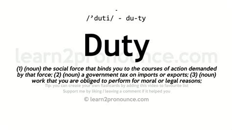 duties deutsch|duty calls definition.